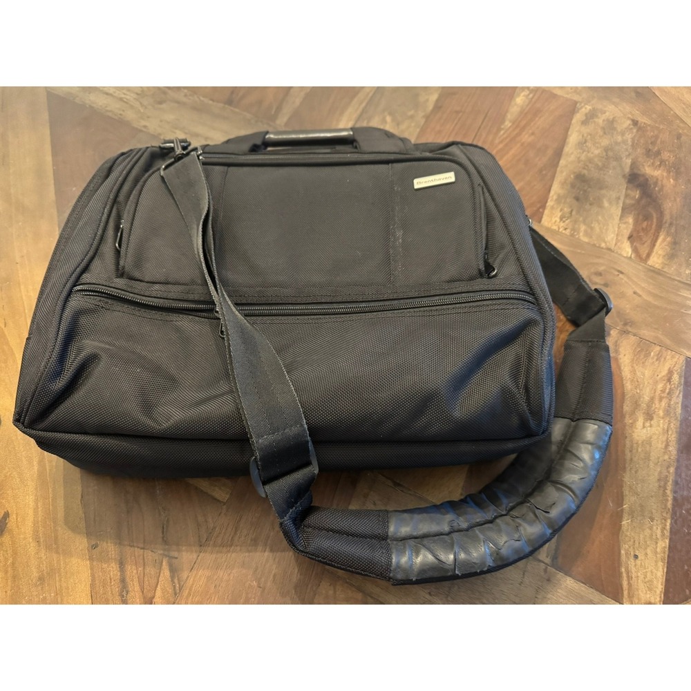 Brenthaven Black Ballistic Nylon X-Ray Friendly Laptop Briefcase Business Bag